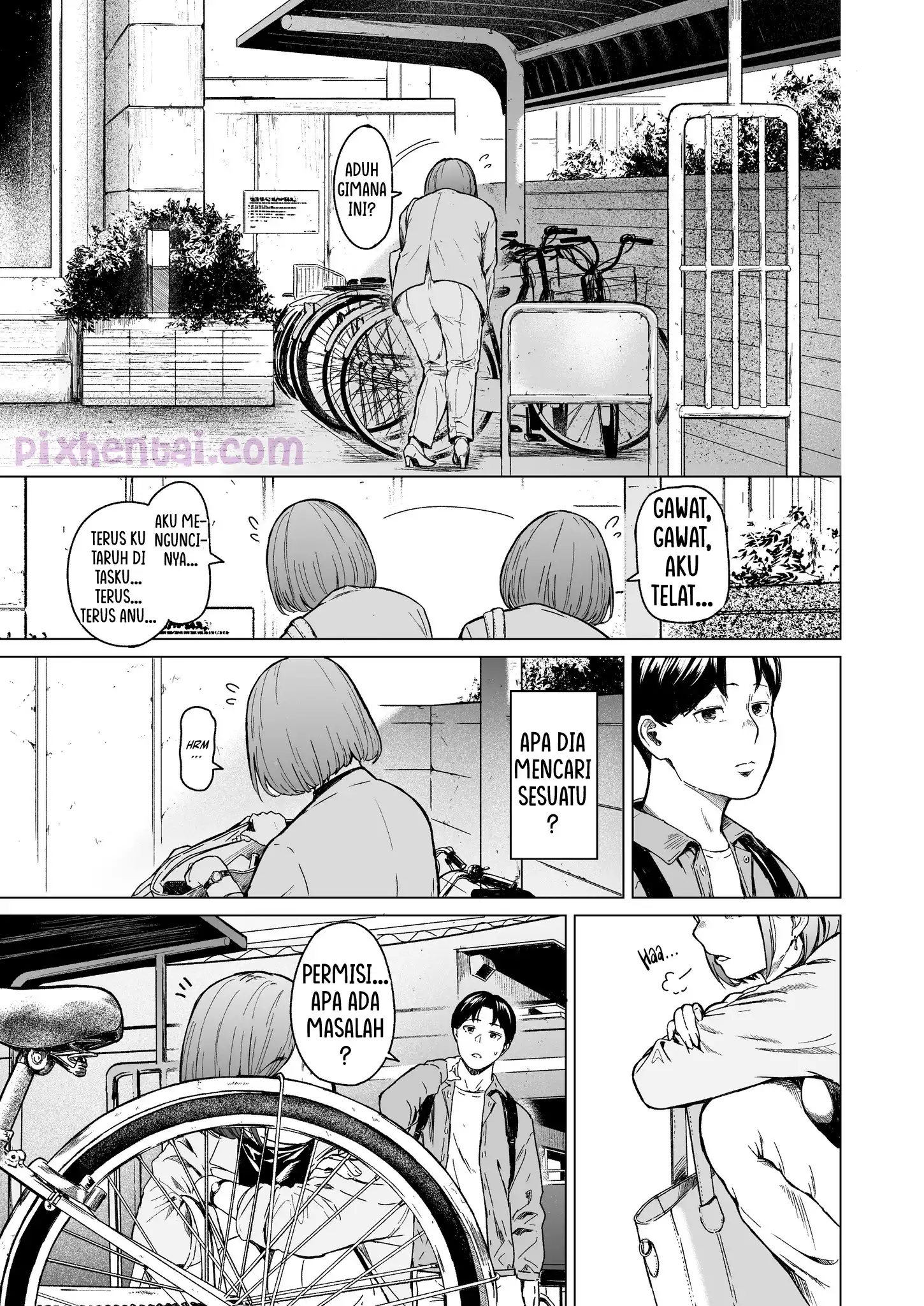 Komik hentai xxx manga sex bokep Furachi Unforgivable Akibat Mengintip Tetangga Cantik 10